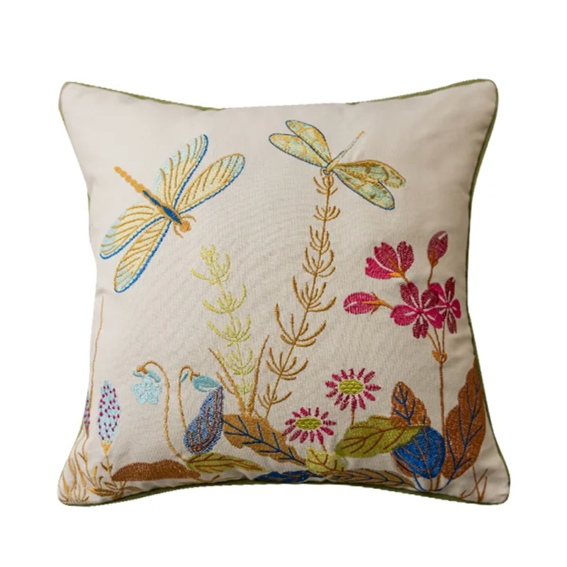 Coussin Brodé - La boutique de Véro